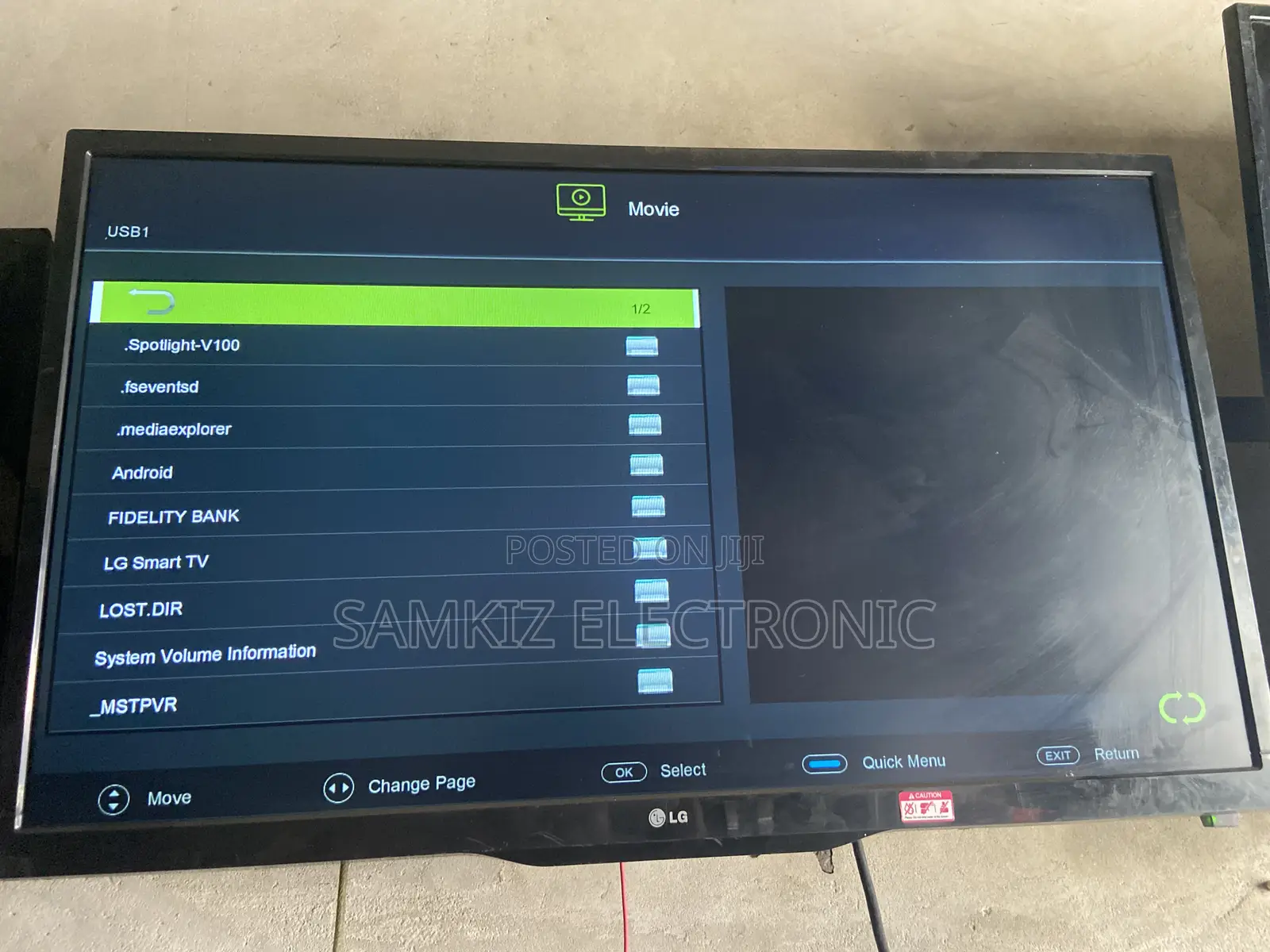32 Inch Lg Led Non Smart Tv (Direct Uk Used)