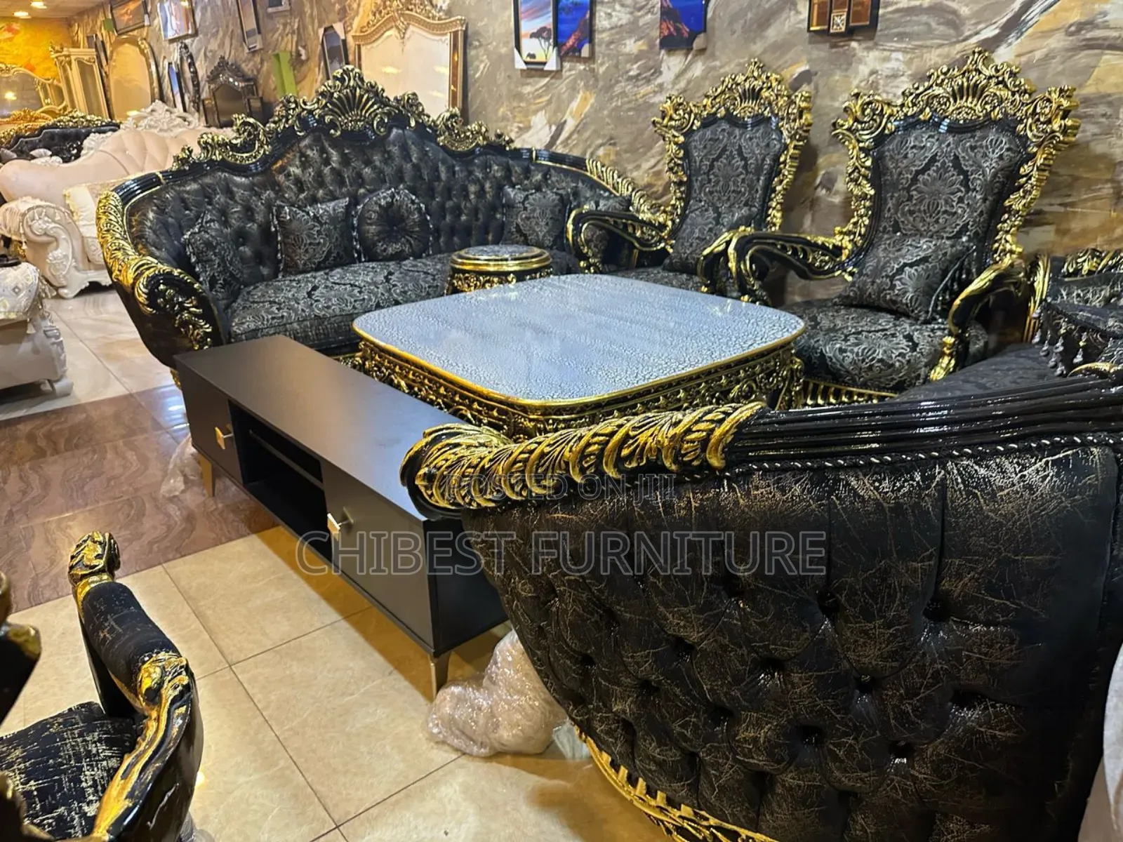 Brand New Padded Royal Set of Chair