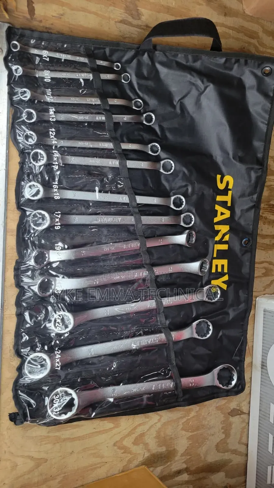 Stanley Double Boxed End Mm / Ring Spanner Wrench Set