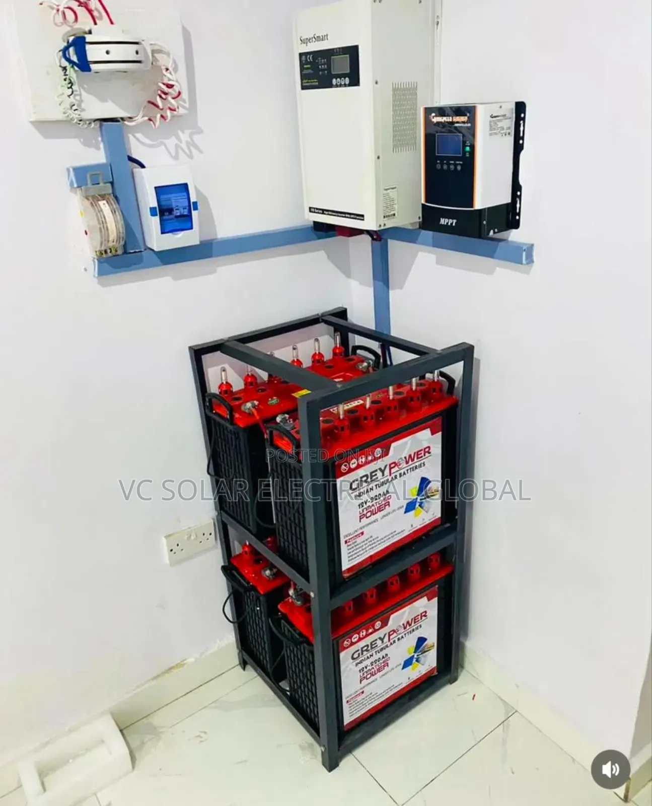 Full Package Installation Of 48v 5kva With 4 Batteries