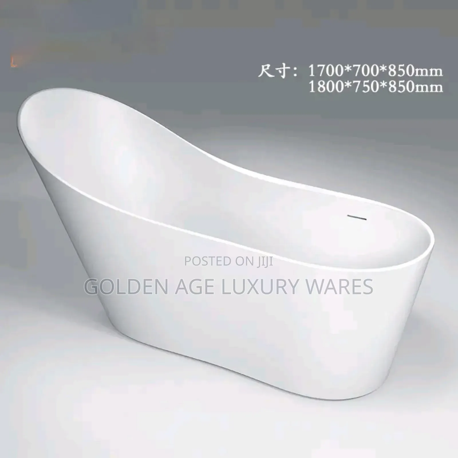 Half Raise Bathtub