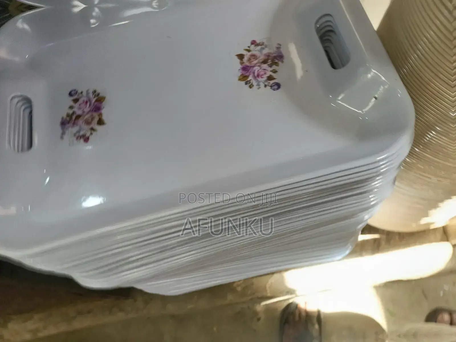 Unbreakable White Trays