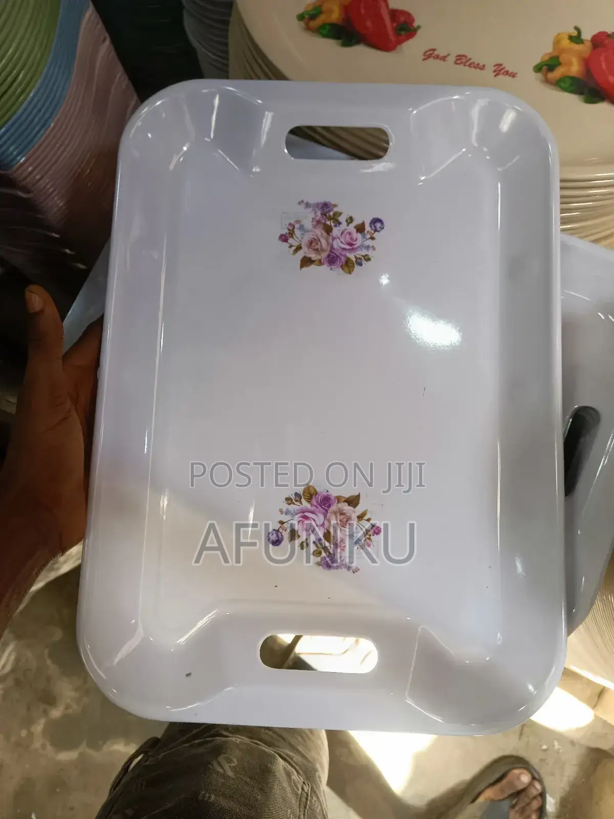 Unbreakable White Trays