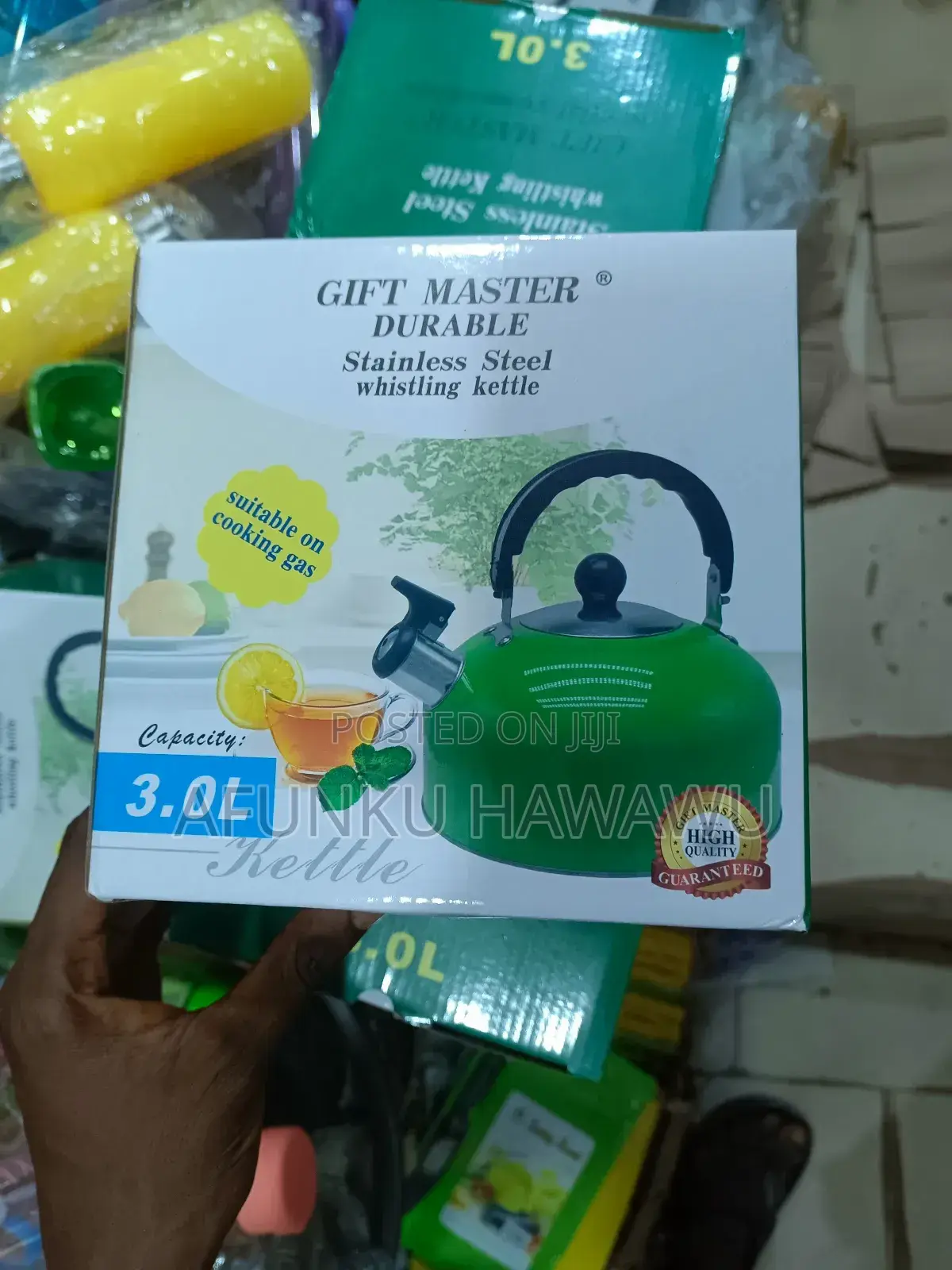 Stainless Steel Whistling Kettle (Abbi)