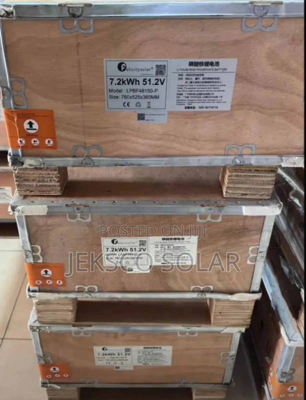 7.2kw Felicity Lithium Battery 51.2v.