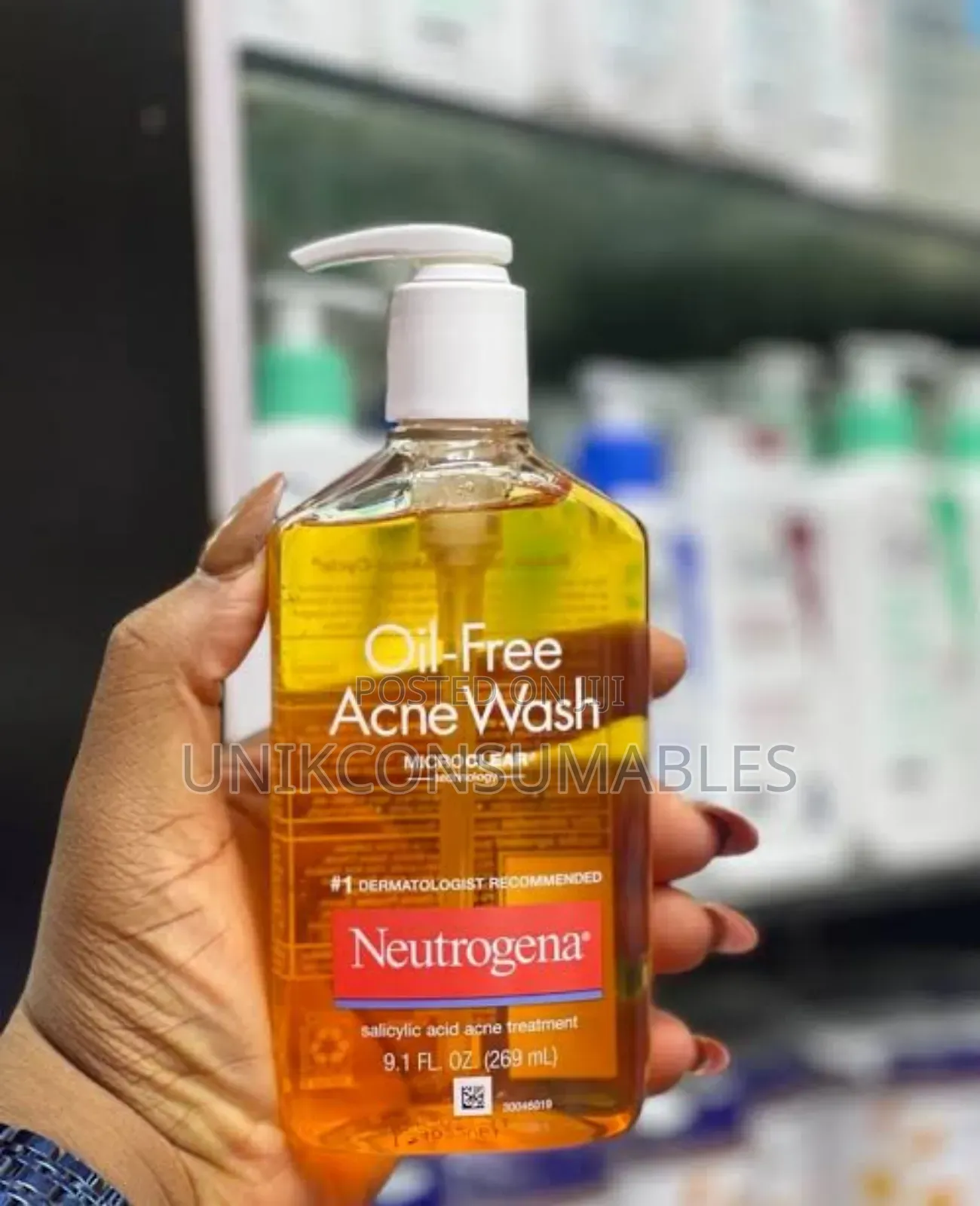 Neutrogena Oil-Free Acne Face Wash With Salicylic Acid 269ml