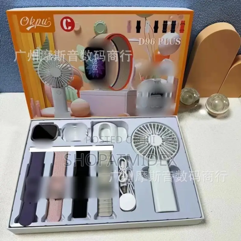 D96 Plus Smartwatch With Hand Fan And