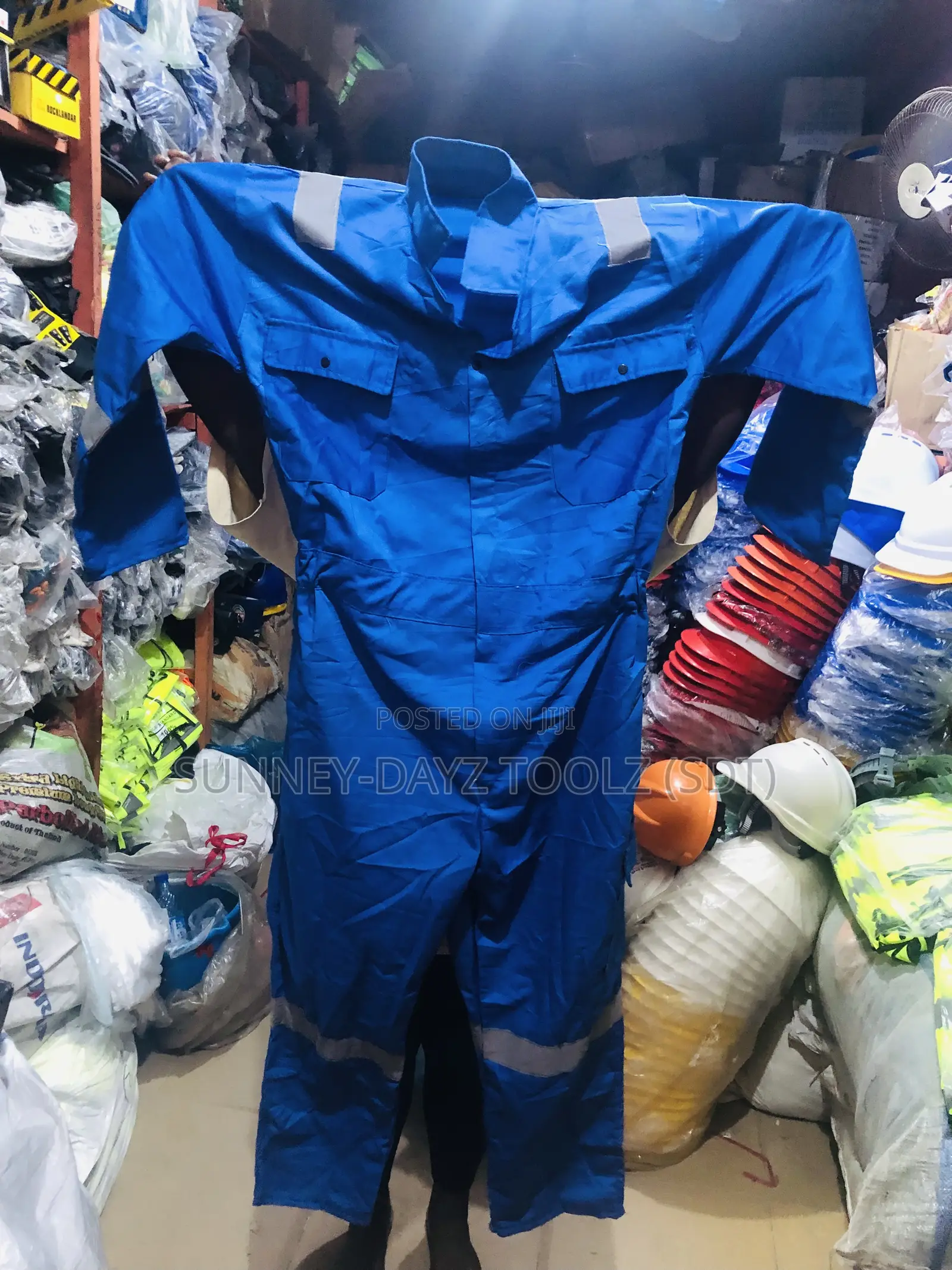 Blue Reflective Coverall