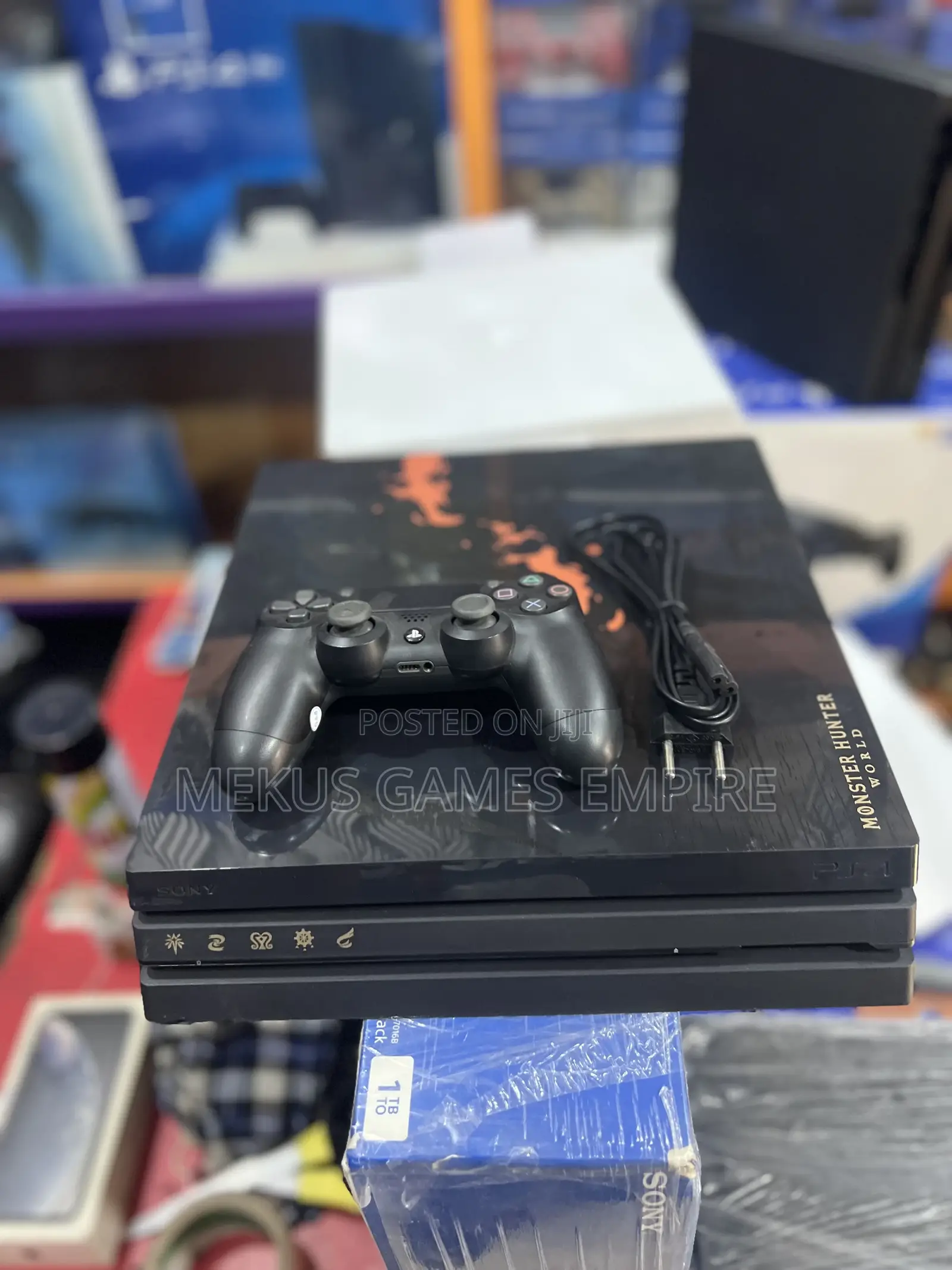 Ps4 Pro Console ( Customized)+ 10 Games Installed Both Fc25