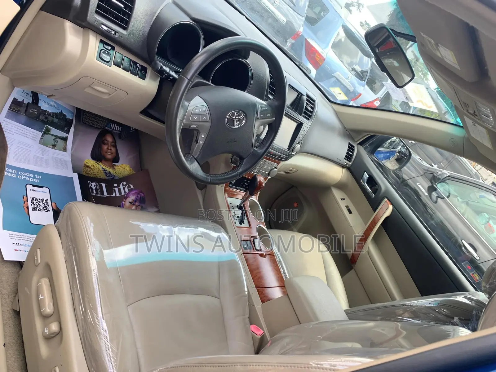 Toyota Highlander Limited 2009 Blue