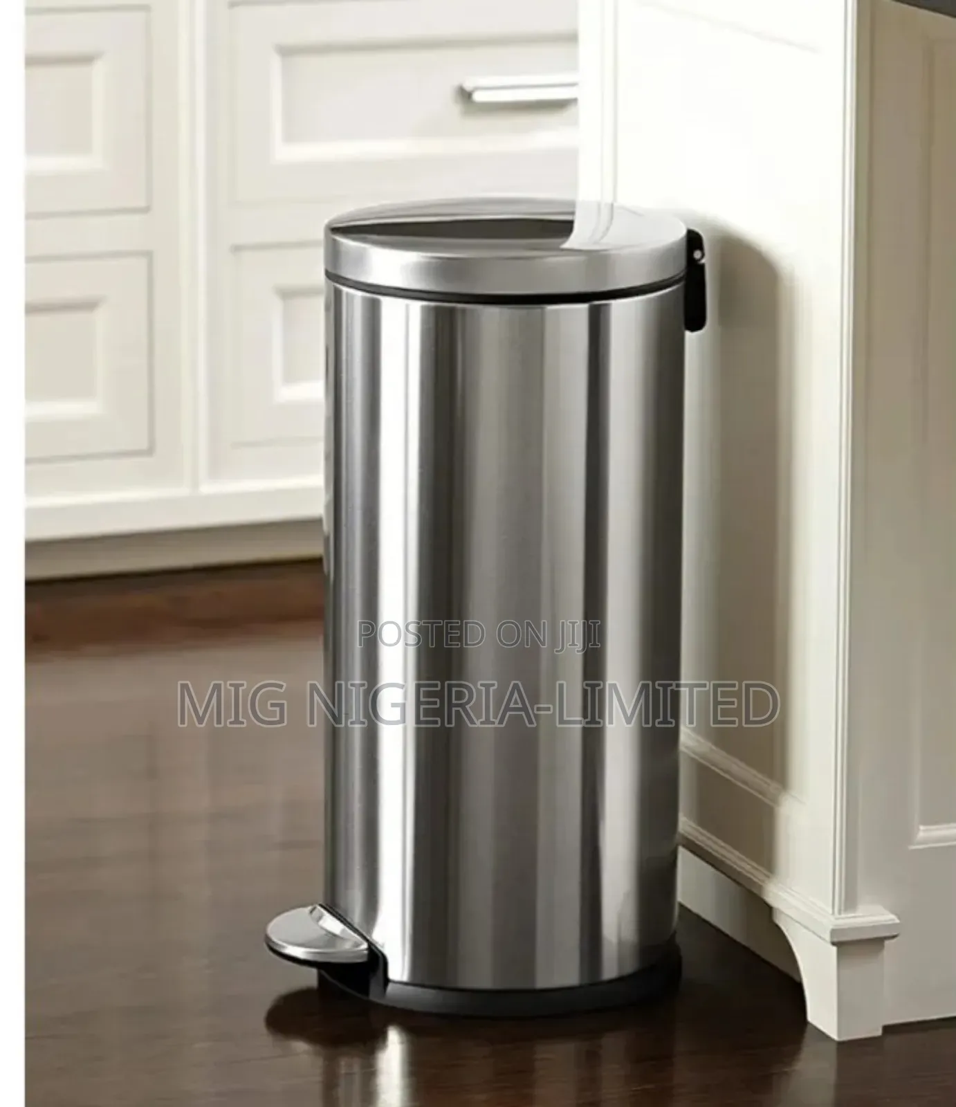 Stainless Steel 30l Pedal Dustbin With Inner Bucket