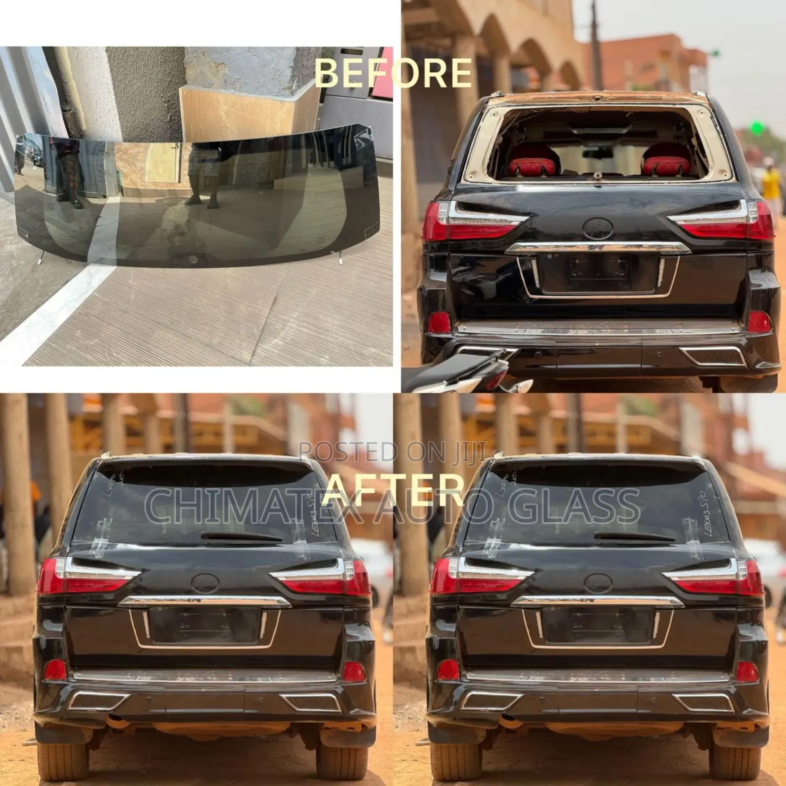 Lx570 2018 Back Glass, We Deliver and Install