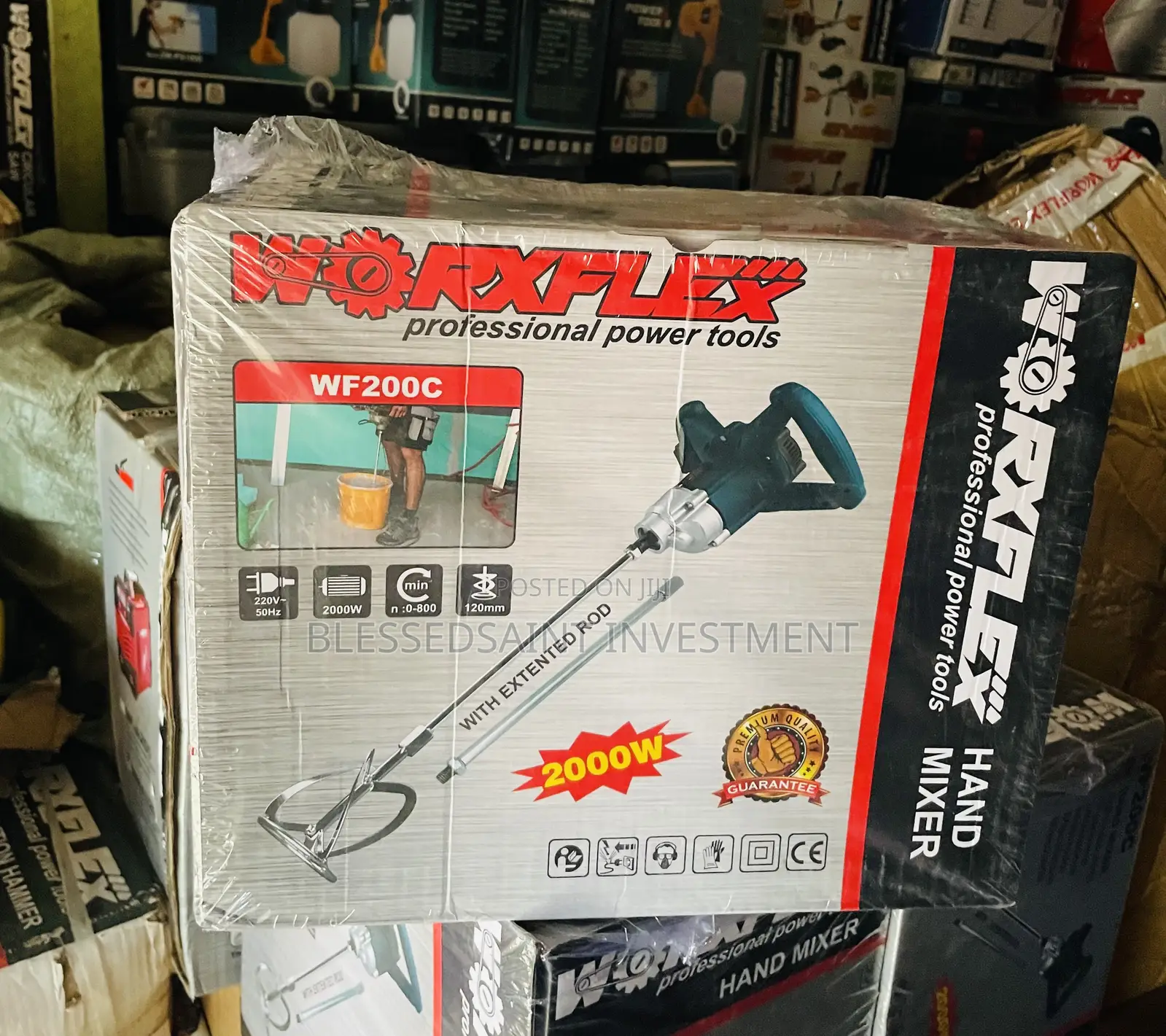 Worxflex Mixing Machine With Long Rod 2000w