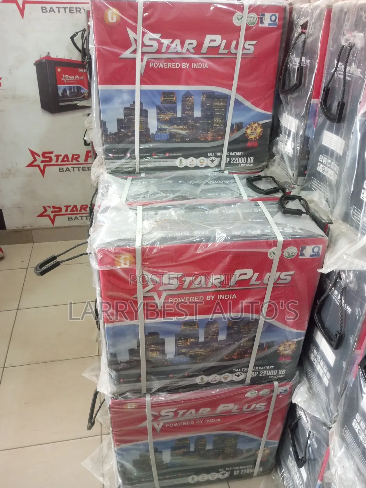 12v220ah Star Plus Tubular Battery