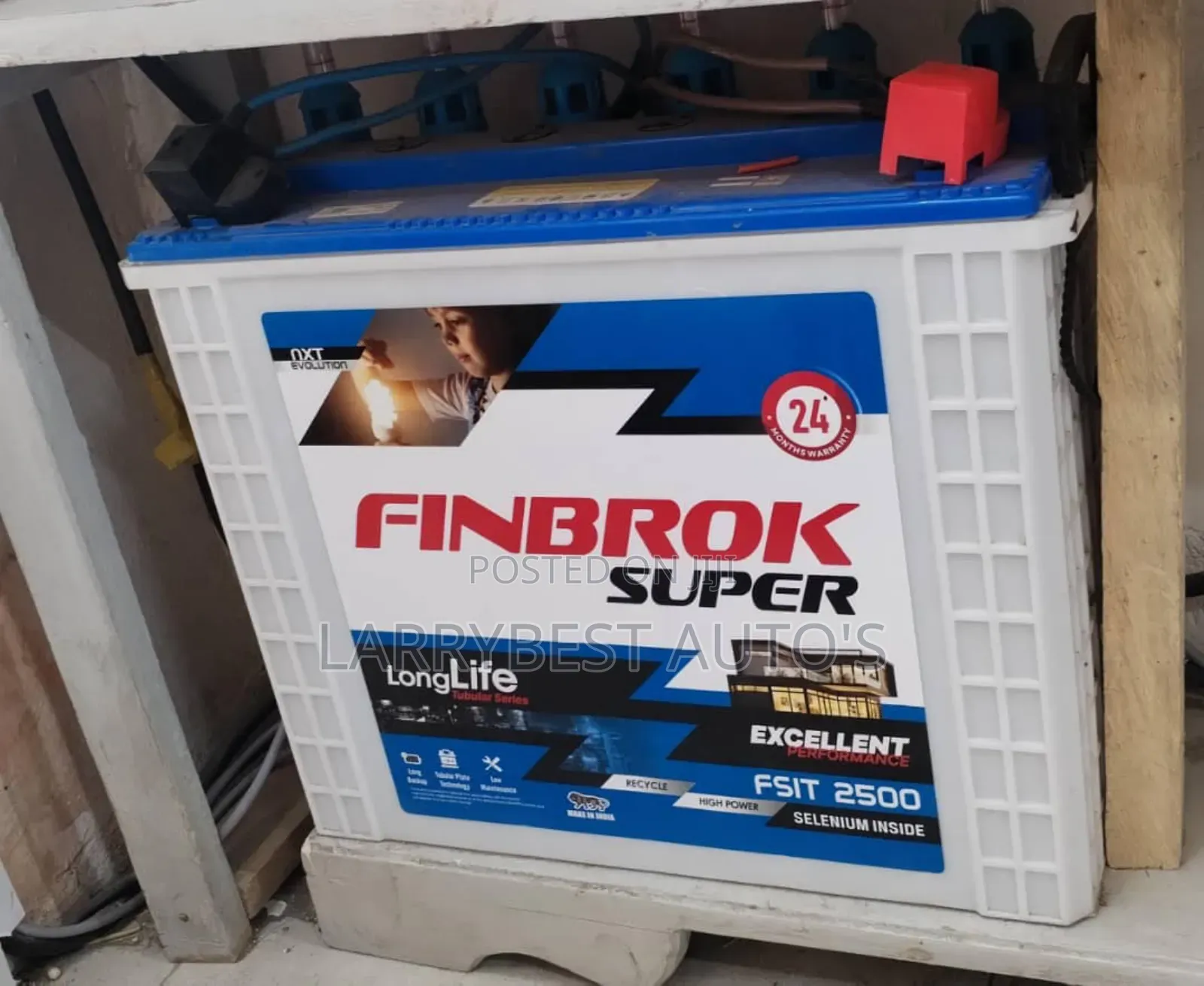 12v220ah Finbrok Super Tubular Battery
