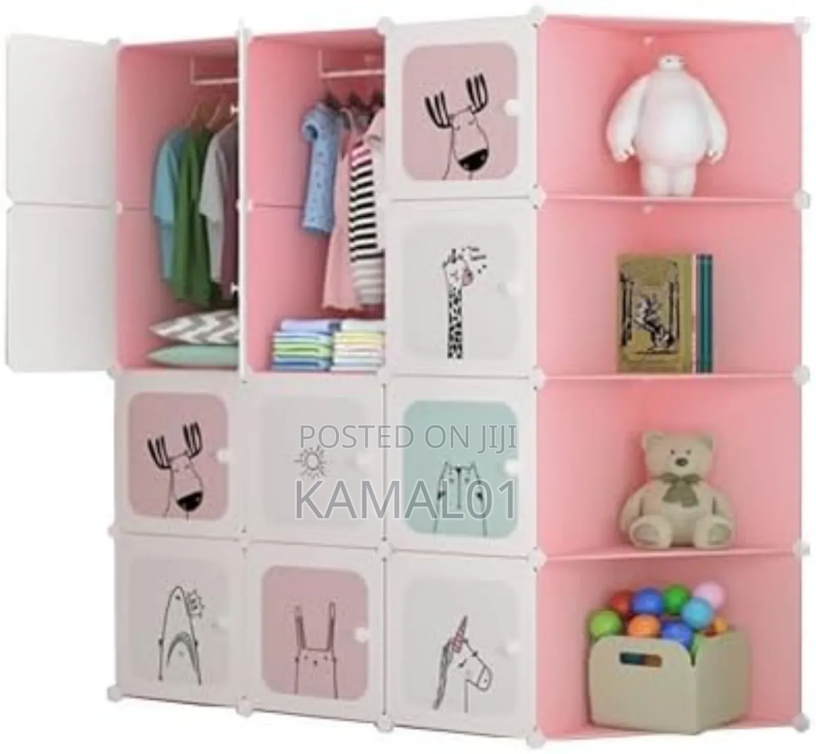 Children's Modular Shelves Wardrobe Organizer