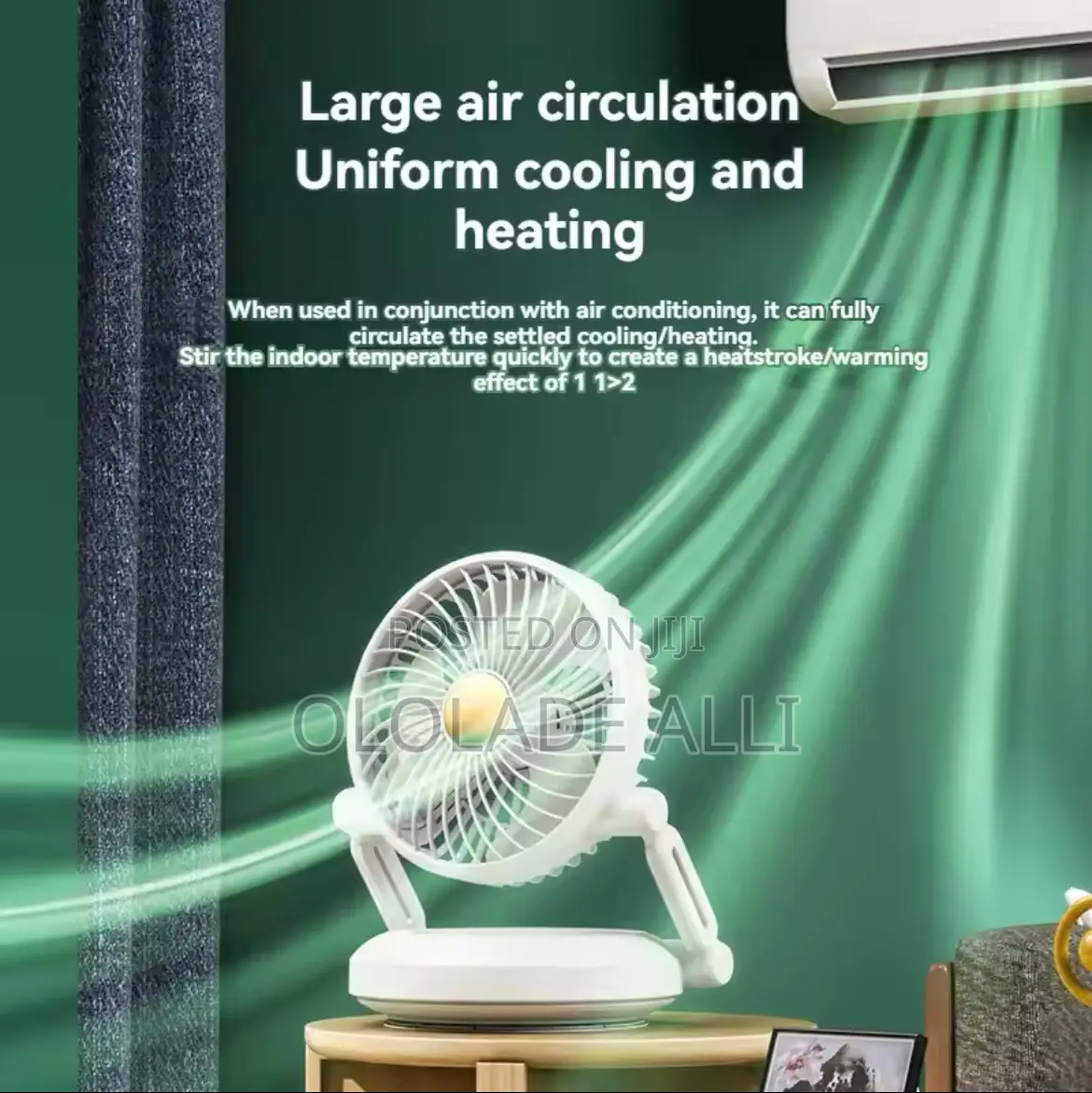 Desktop Fan Foldable Storage Shake