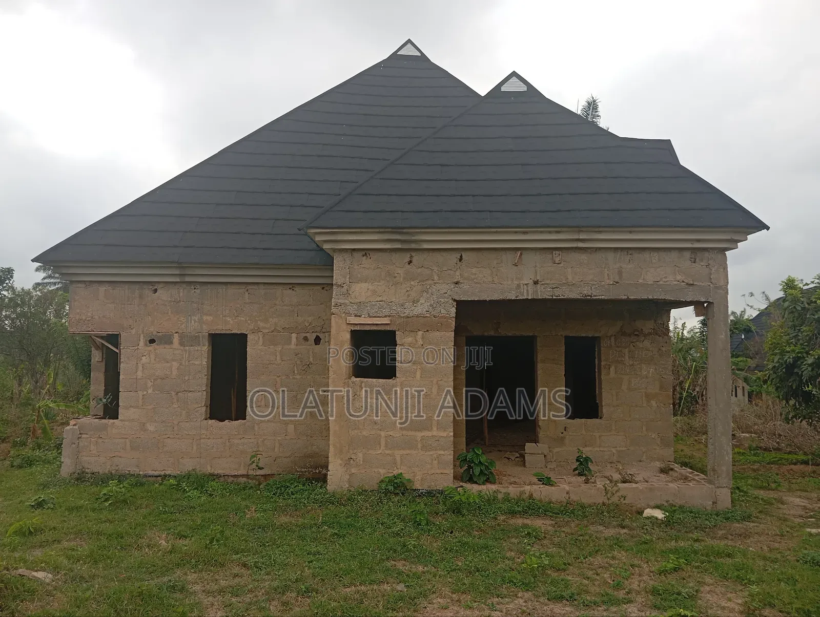 Uncompleted 3bdrm Bungalow In Kuliya Kobo, Osogbo For Sale