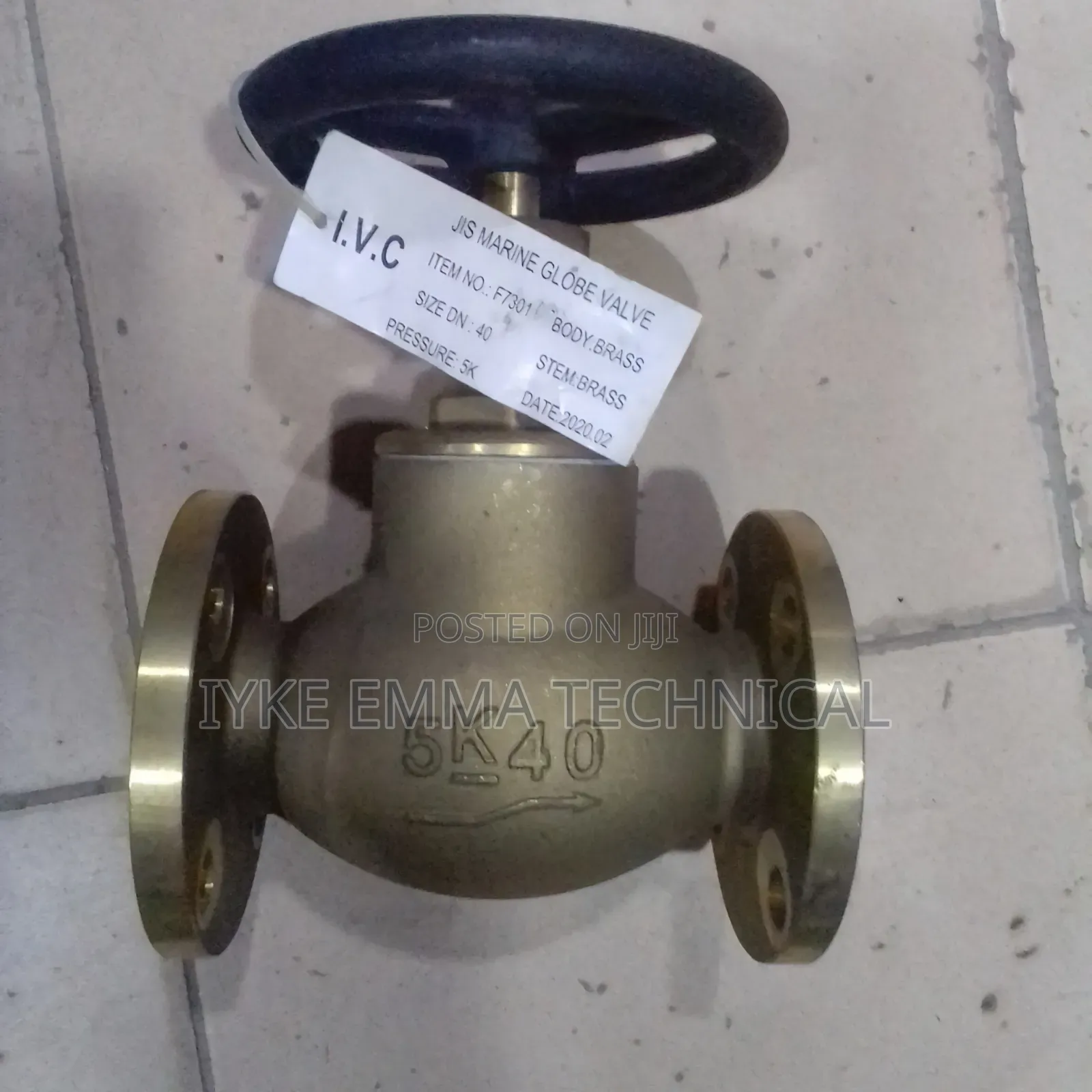  40 Jis Marine Bronze Globe Valve