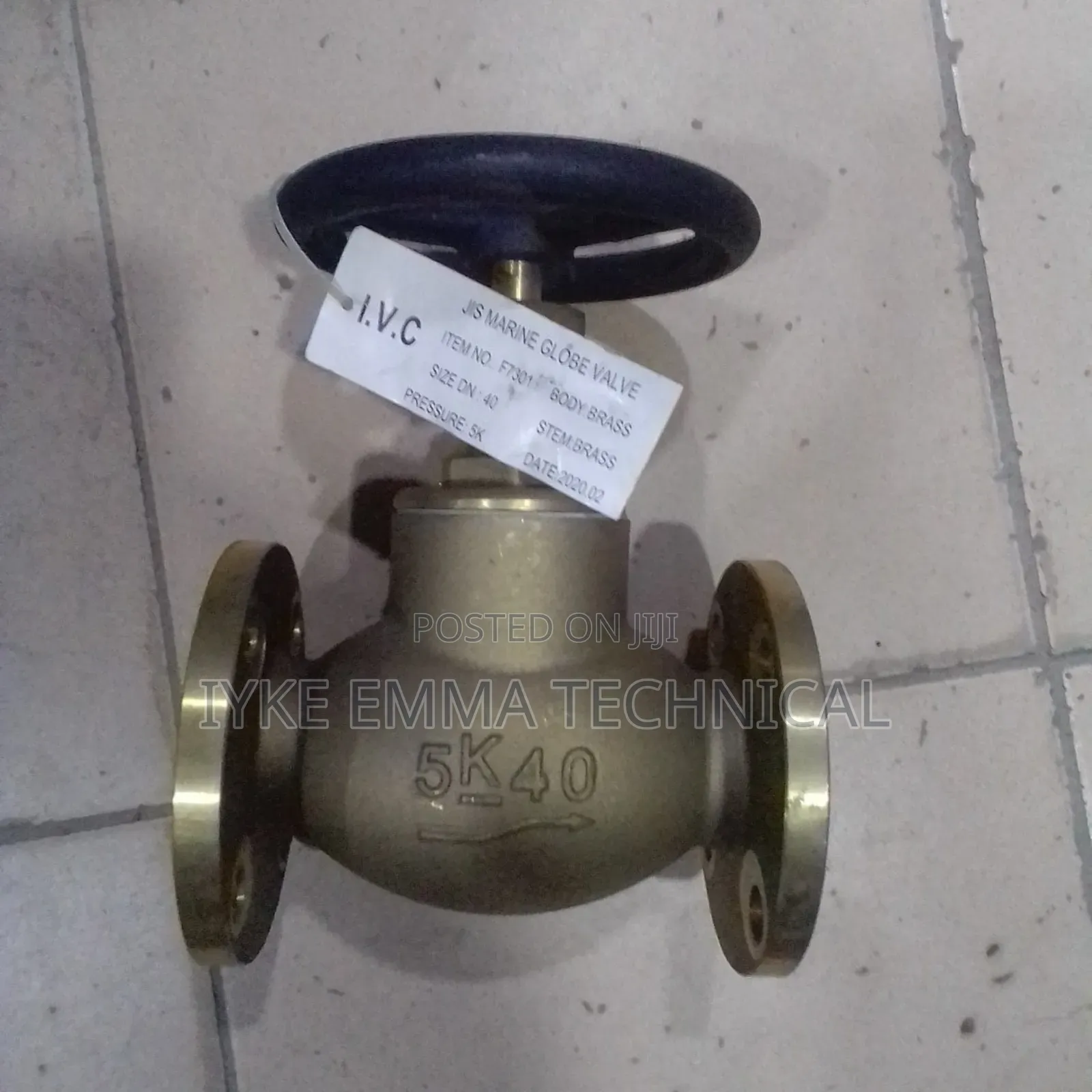  40 Jis Marine Bronze Globe Valve