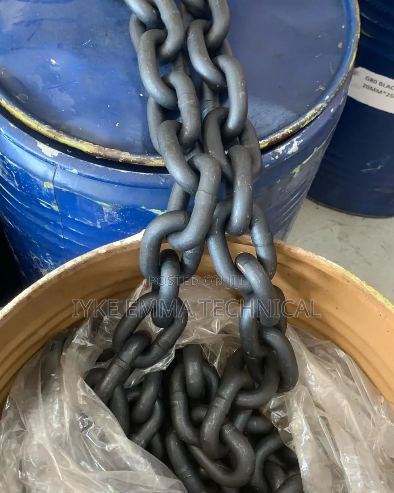 20mm G80 Black Lifting Chain