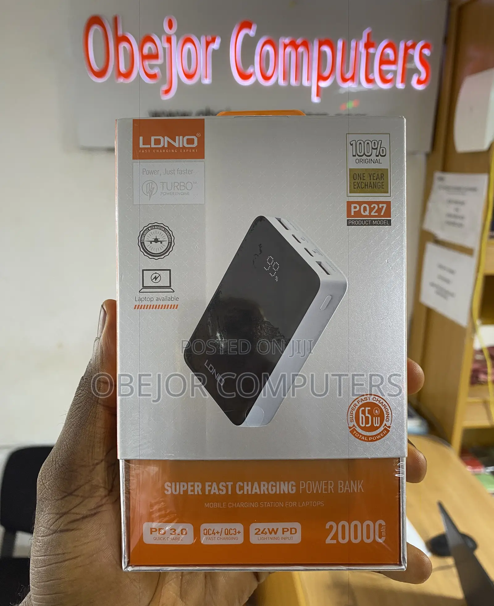 Ldnio 20,000mah 65w Pq27 Fast Charging Powerbank