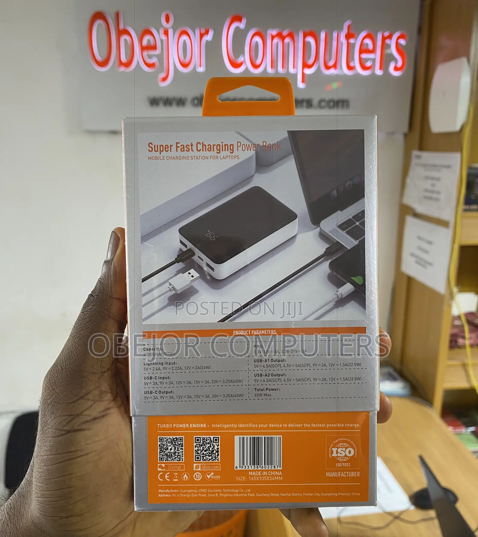 Ldnio 20,000mah 65w Pq27 Fast Charging Powerbank