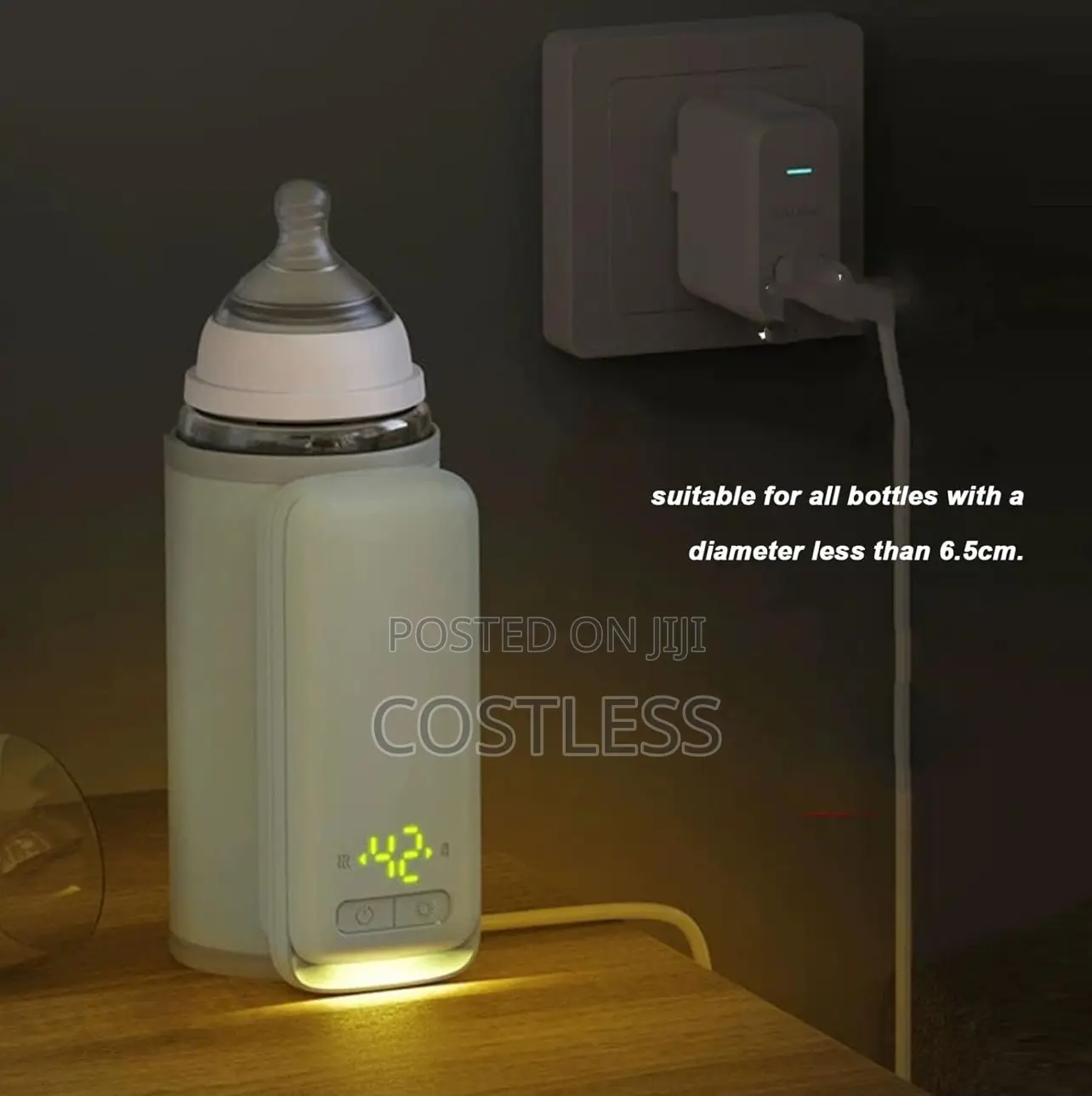 Cordless Portable Travel Baby Bottle Warmer