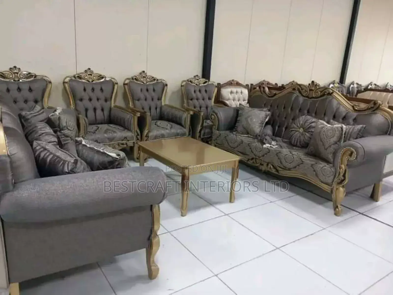 Modern Upholstered Royal Arcthic Chairs,Original Family Size
