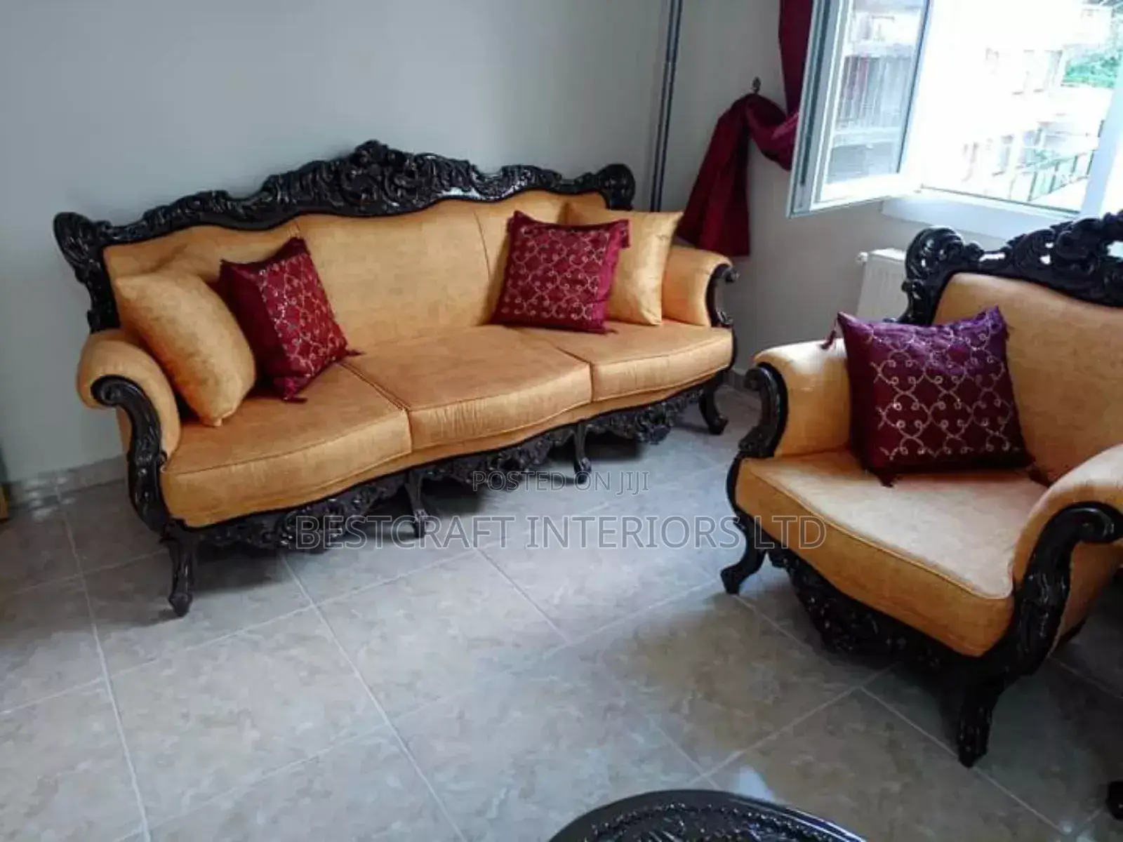 Modern Upholstered Royal Arcthic Chairs,Original Family Size
