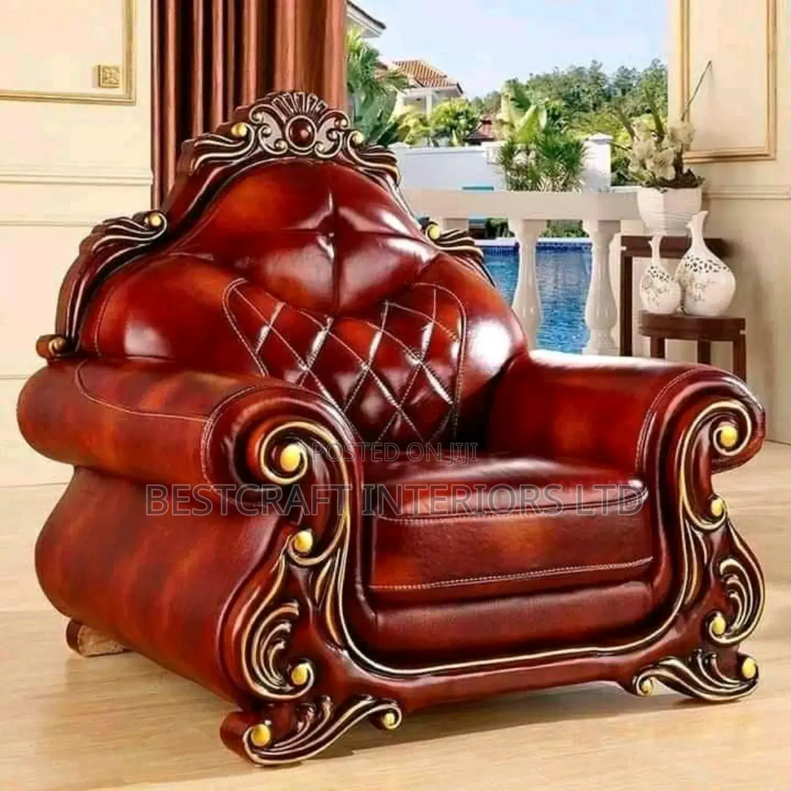 Modern Upholstered Royal Arcthic Chairs,Original Family Size