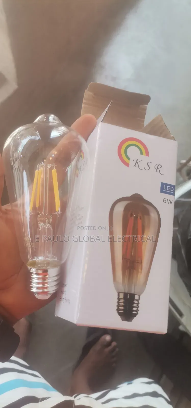 6wats Flume Bulb Warm Color