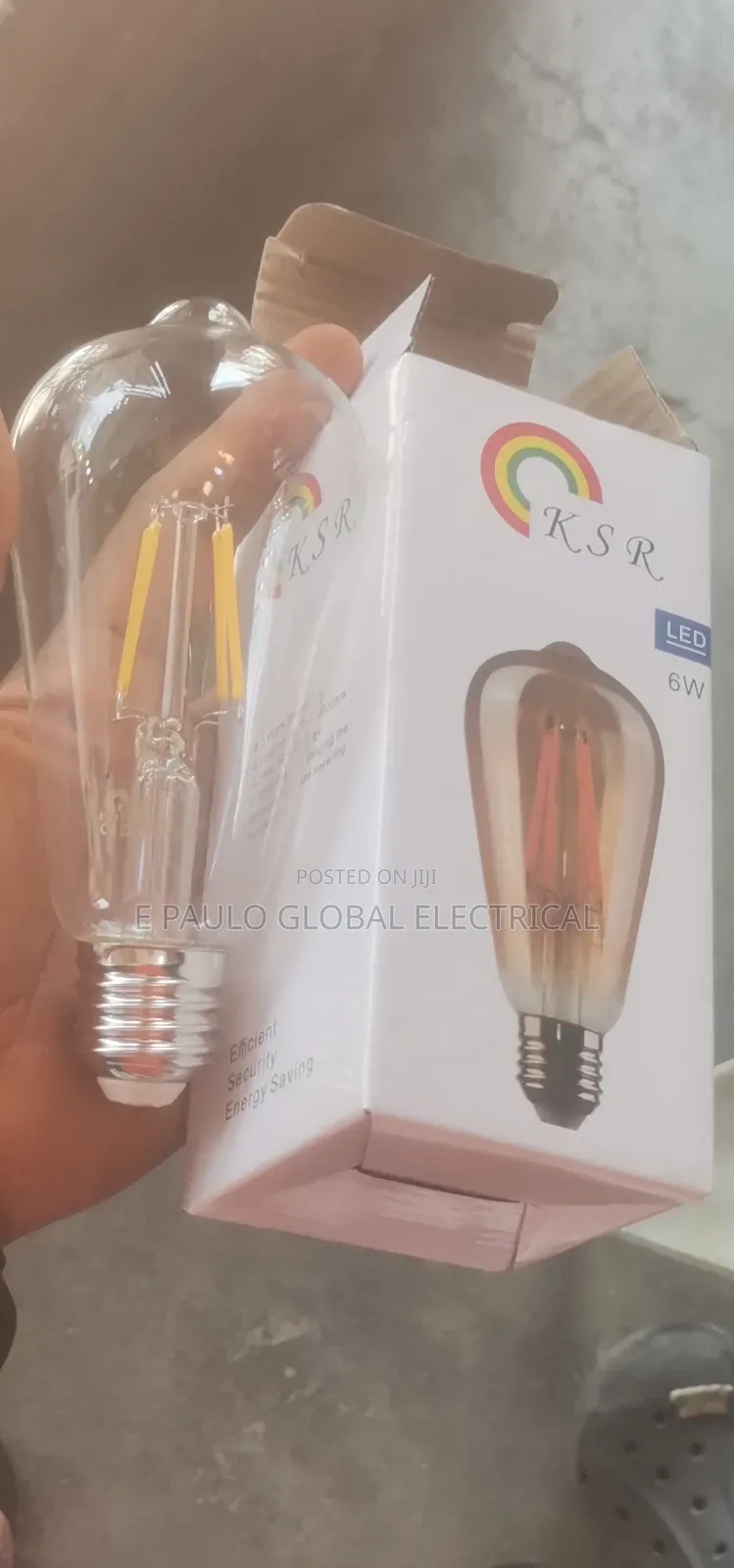 6wats Flume Bulb Warm Color