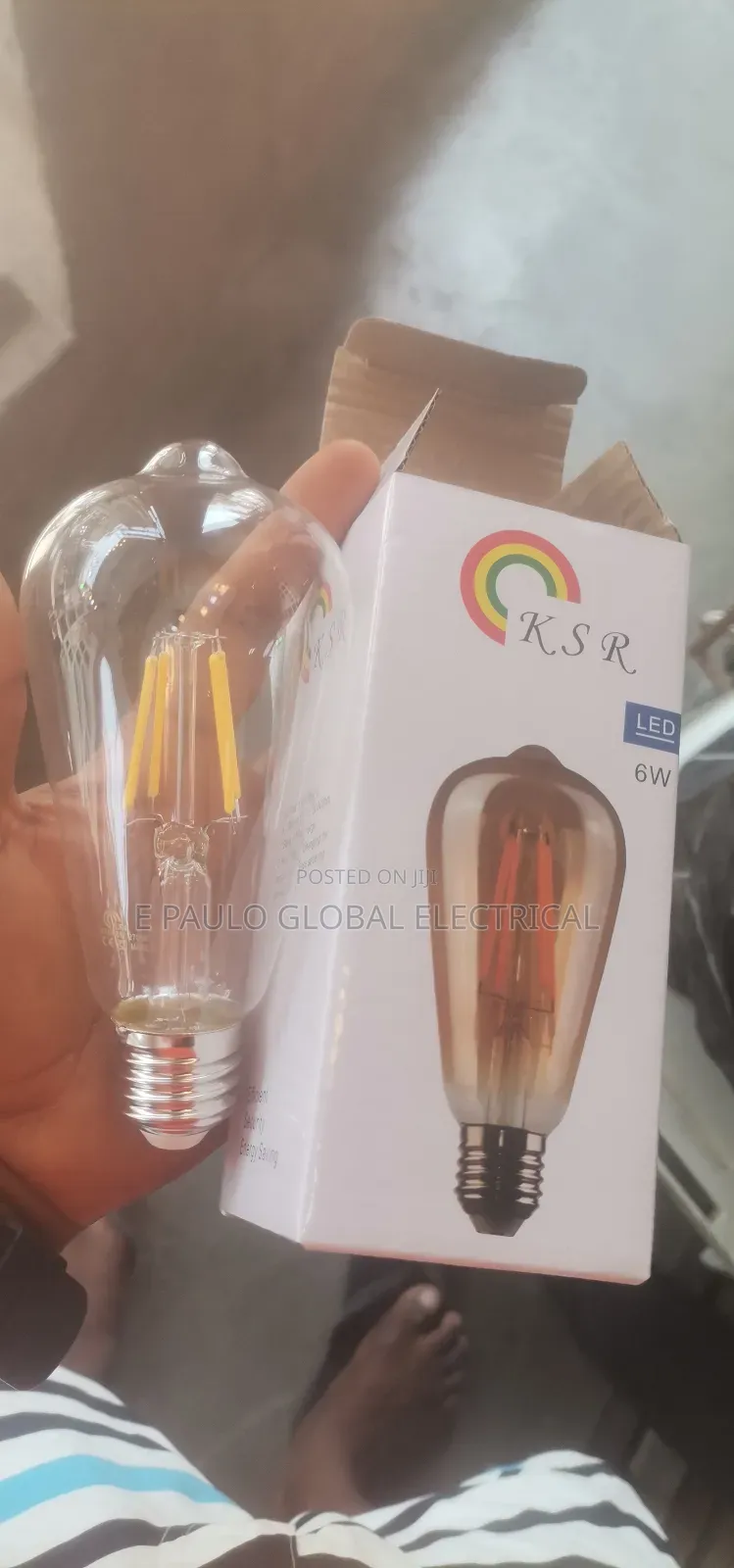 6wats Flume Bulb Warm Color
