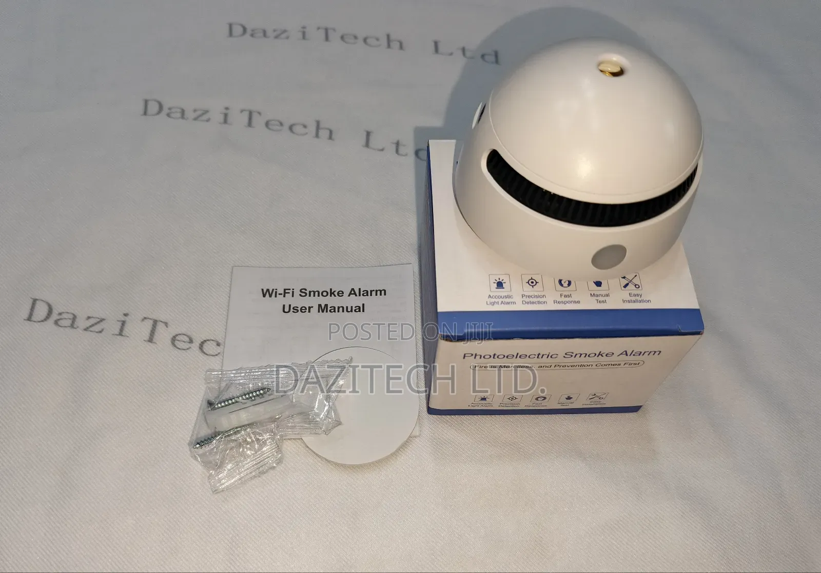 Smoke and Fire Detector (Tuya Wifi)