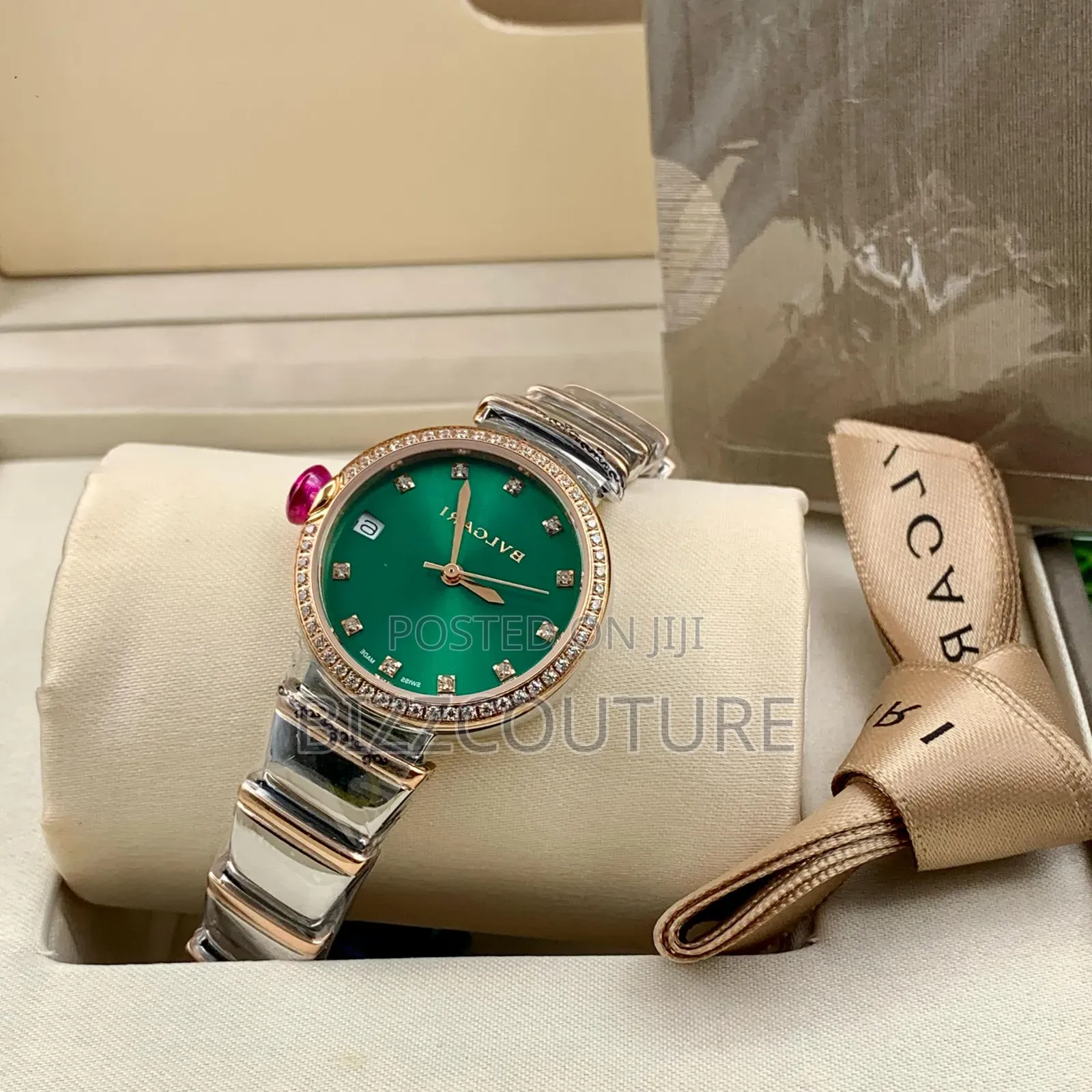 Original Bvlgari Stainless Steel Watch Available in Store