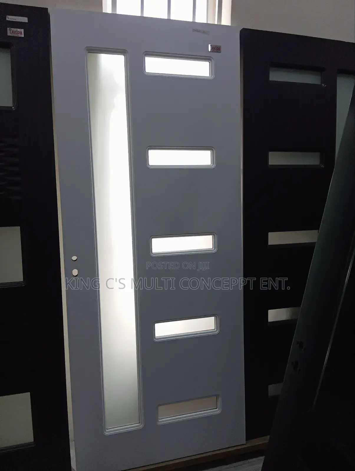 3ft Wooden Door With Glass