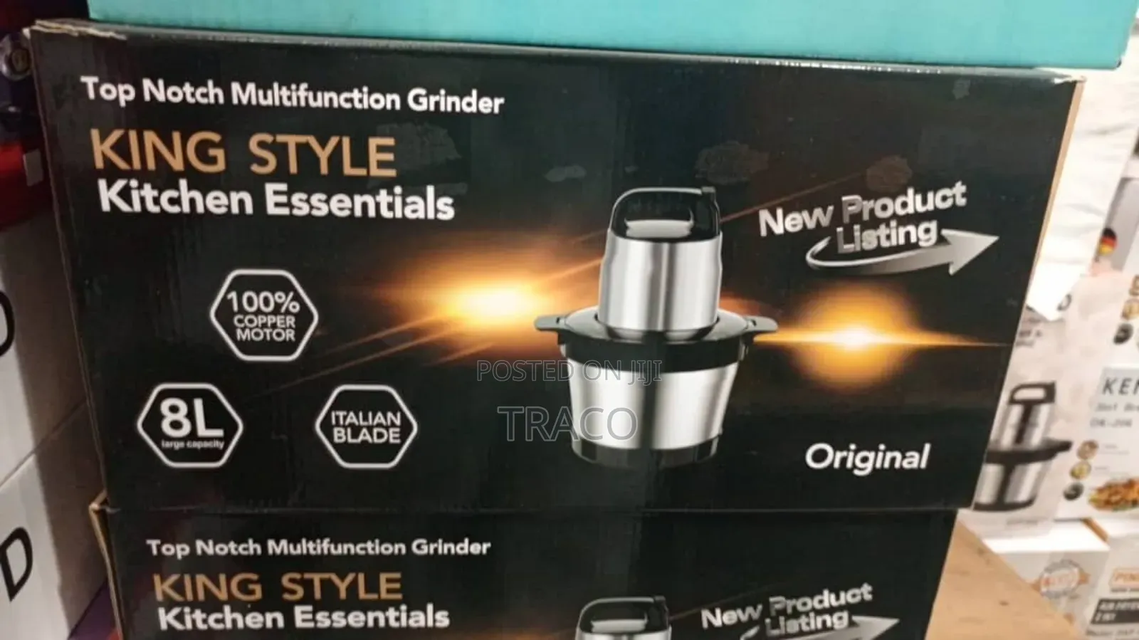 King Style 8l Yam Pounder and Multifunctional Food Machine