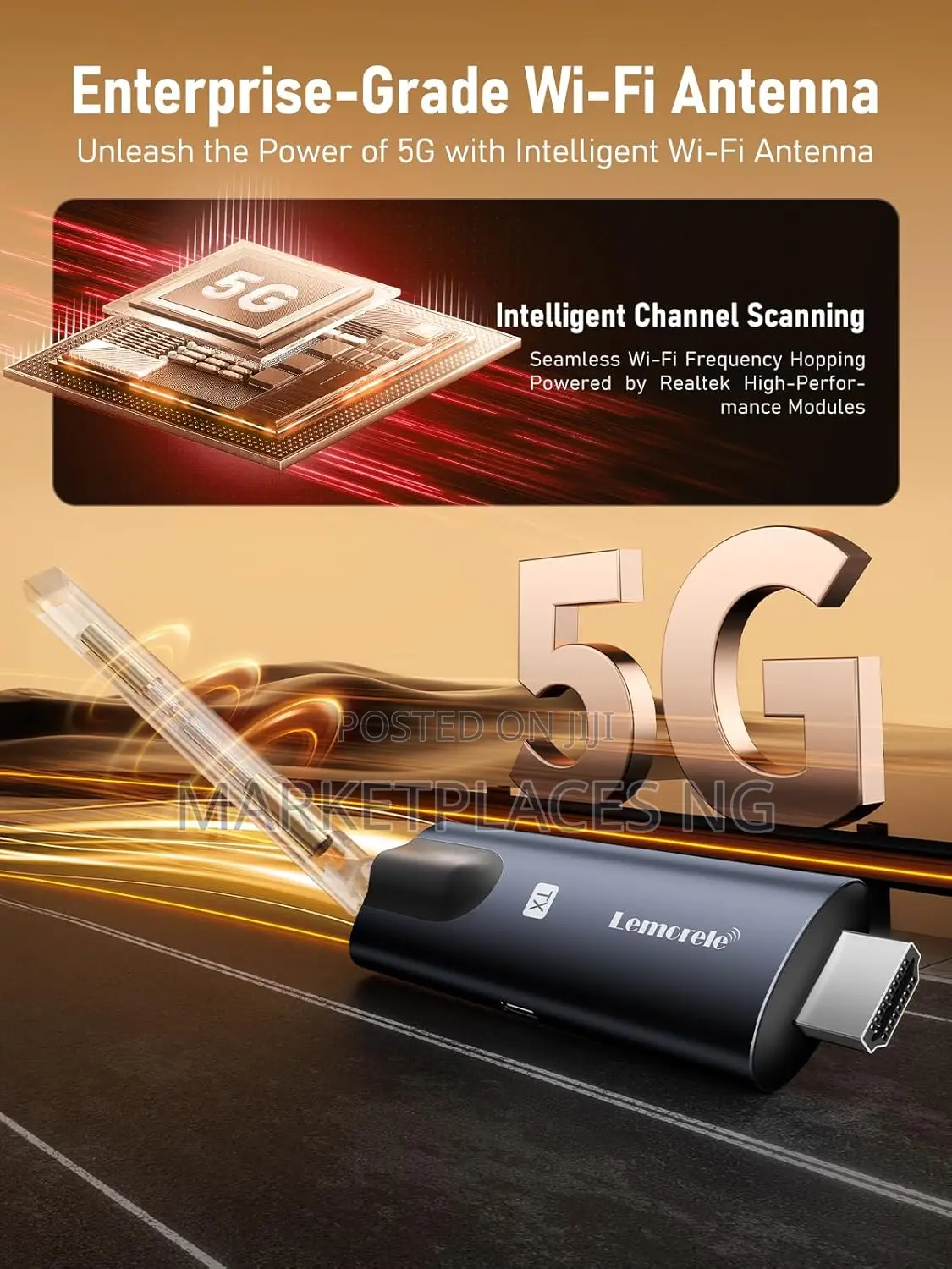 Lemorele Wireless Hdmi Transmitter – 1080p, 656ft Range