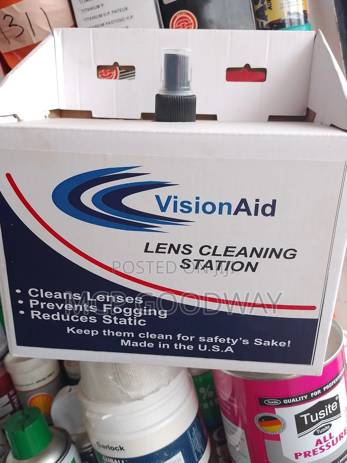 Lens Cleaning Station Vision Aid