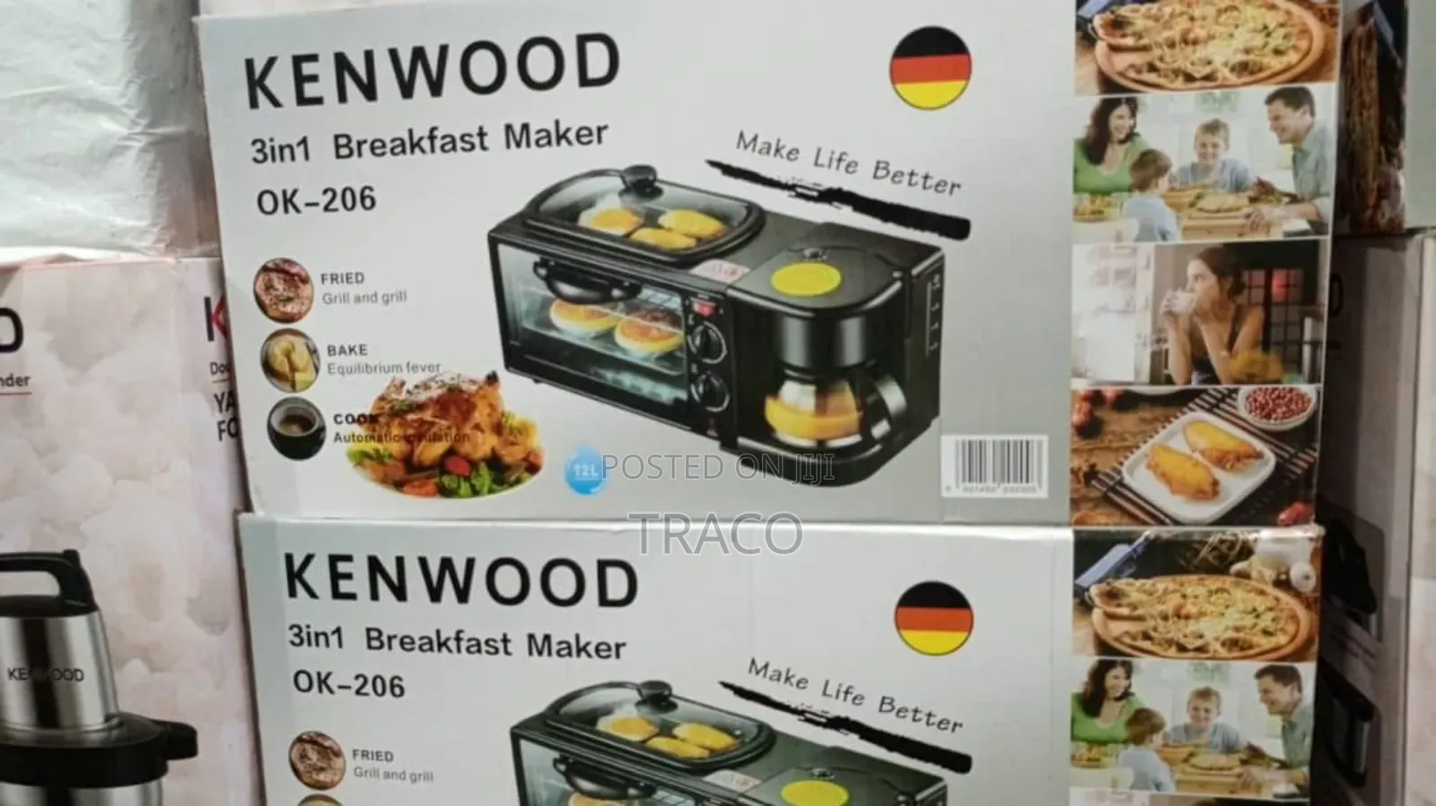 Kenwood 3 in 1 Breakfast Maker Machine