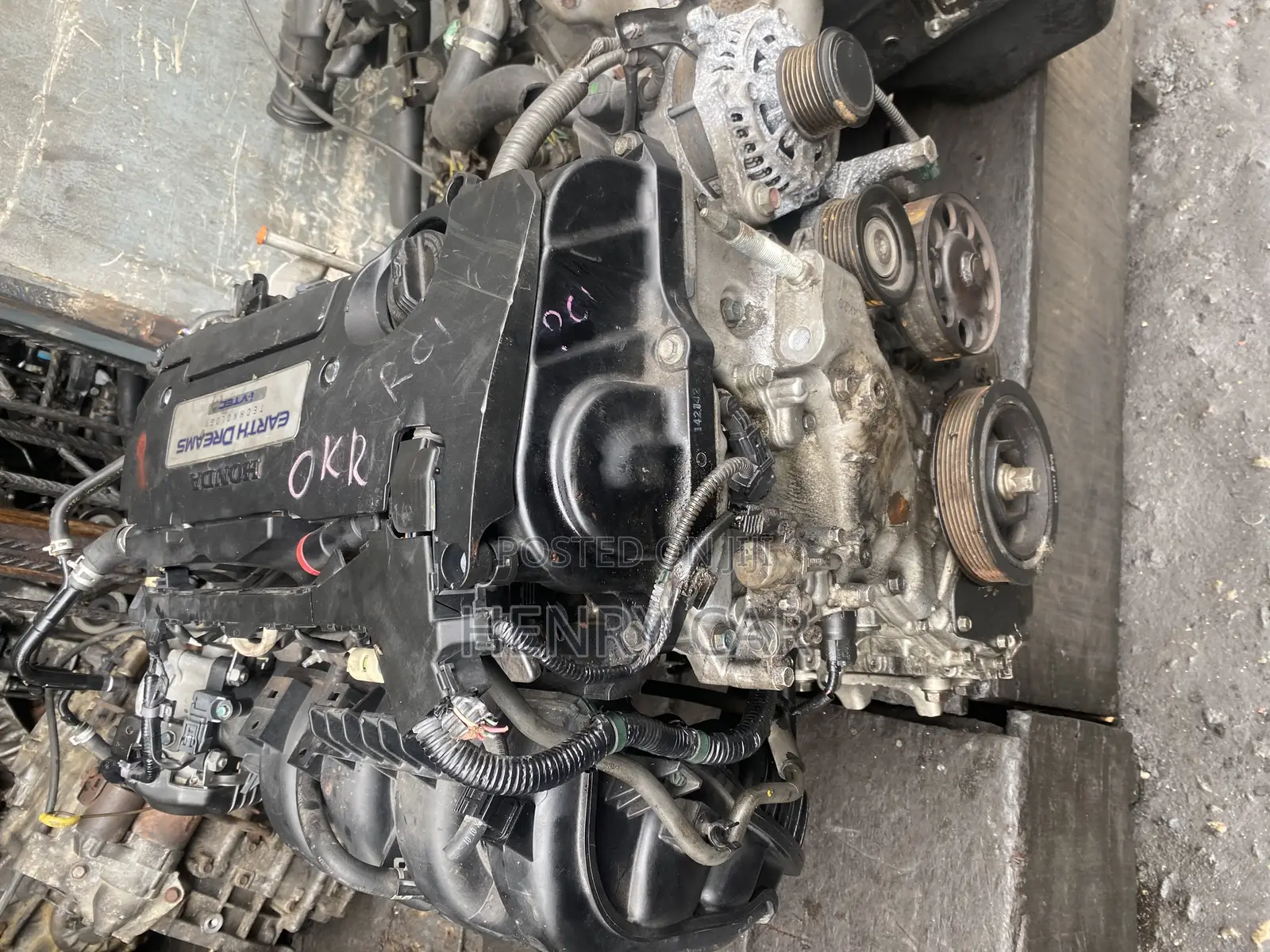 Honda Accord 2013 Complete Engine 4plug.