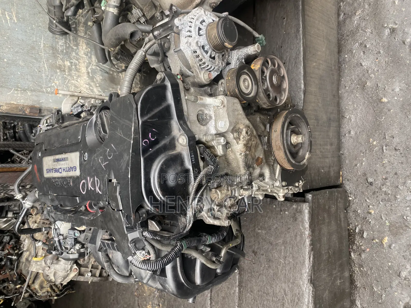 Honda Accord 2013 Complete Engine 4plug.