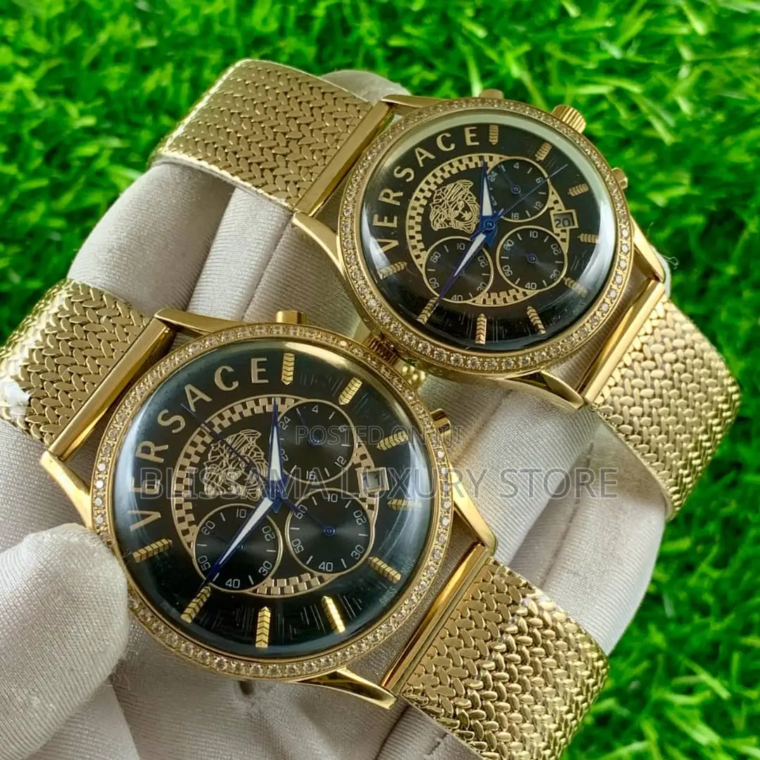 Versace Luxury Quality Couple Wristwatches ( Each