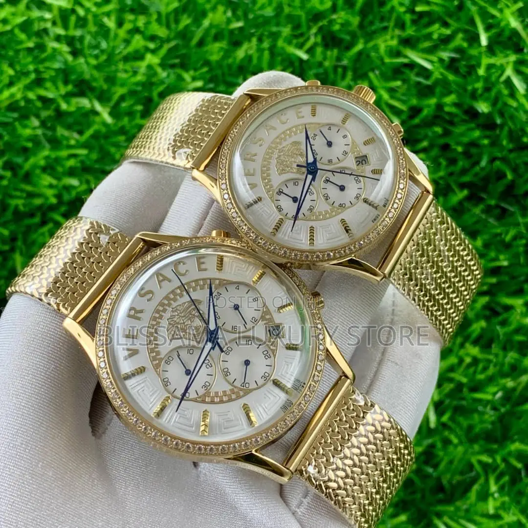 Versace Luxury Quality Couple Wristwatches ( Each