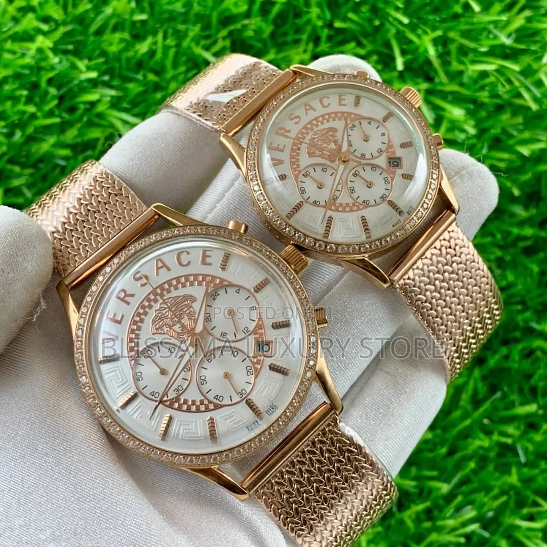 Versace Luxury Quality Couple Wristwatches ( Each