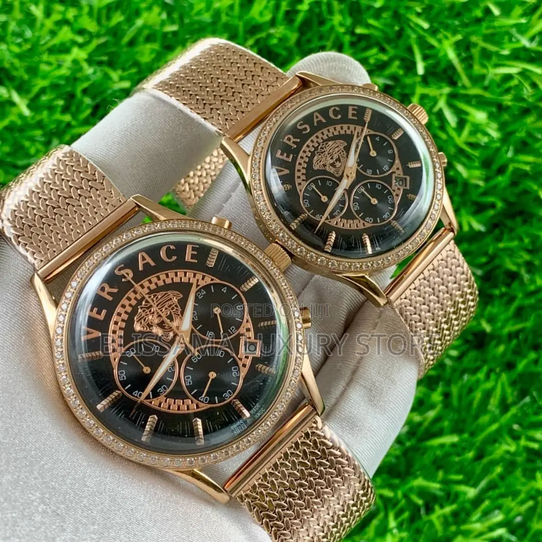 Versace Luxury Quality Couple Wristwatches ( Each
