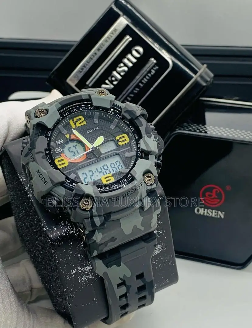 G-Shock Luxury Quality Rubber Digital/Analog Wristwatches