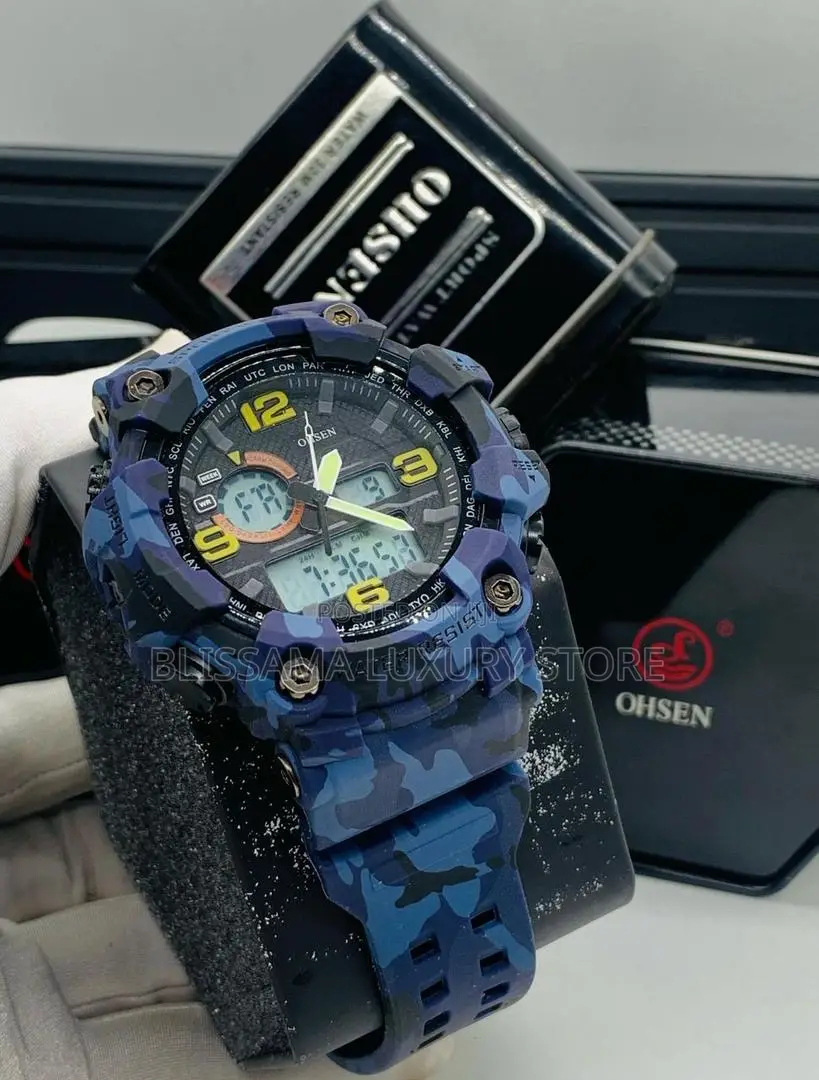 G-Shock Luxury Quality Rubber Digital/Analog Wristwatches