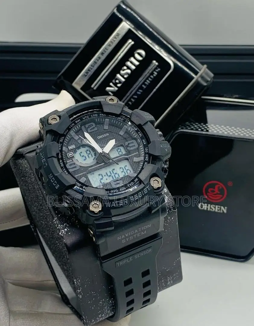 G-Shock Luxury Quality Rubber Digital/Analog Wristwatches